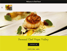 Tablet Screenshot of chefperot.com